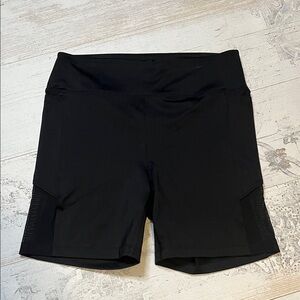 Pink Victorias Secret Black Workout Shorts Size Large